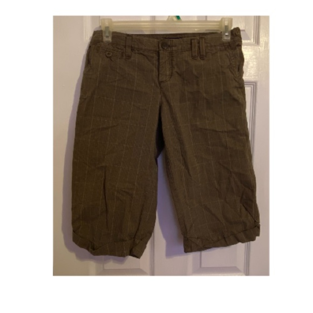 brown american eagle shorts